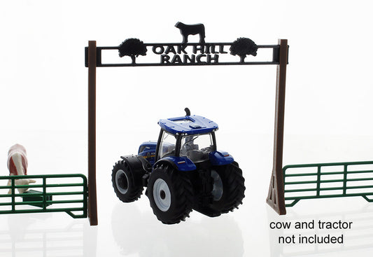 3D To Scale 64-624-BN 1/64 – Oak Hill Ranch Entry Brown Scene Accessory