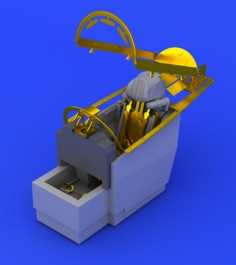 Eduard 672093 1/72 Aircraft- MiG29A Ejection Seat for TSM (Photo-Etch & Resin)