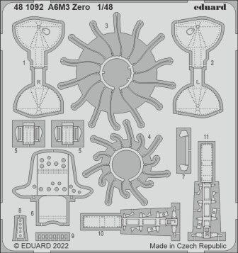 Eduard 481092 1/48 Aircraft- A6M3 Zero for EDU