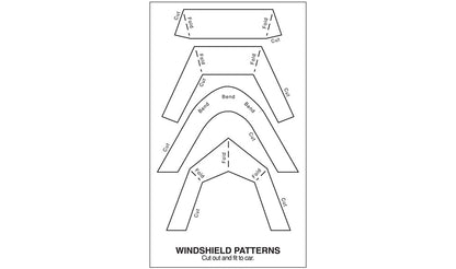 Woodland Scenics P348 All Scale Windshield Kit