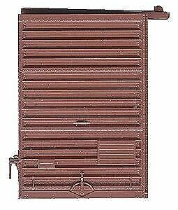 Kadee 2237 HO Scale 7' Youngstown Box Car Door w/Low Tack Board pkg(2) -- Box Car Red