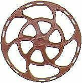 Kadee 2031 HO Scale Equipco Type Brake Wheels pkg(8) -- Red Oxide