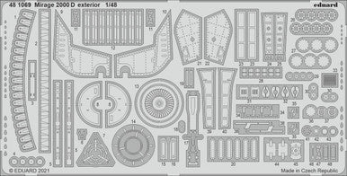 Eduard 481069 1/48 Mirage 2000D Exterior for KIN