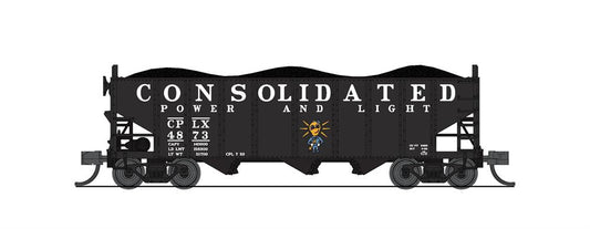 Broadway Limited 7160 N N&W 3Bay Hopper Cp&L 2Pk A