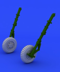 Eduard 672095 1/72 Aircraft- Fw190A Early Wheels for EDU (Resin)