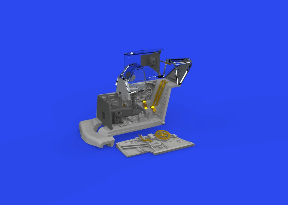 Eduard 672327 1/72 Aircraft- Bf109F Cockpit for EDU (Decals, Photo-Etch & Resin)