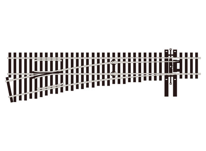 Peco SL-8352 HO Scale North American-Style Code 83 #5 Turnout