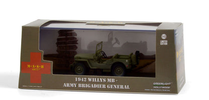 Greenlight 86593 1/43 1942 Willys MB Jeep, MASH TV Series