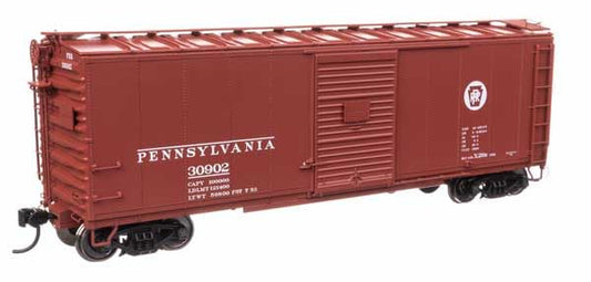 Walthers Proto 920-102305 HO Scale 40' X29B Boxcar - Ready to Run - Pennsylvania Railroad #30902 (1950s, Circle Keystone)