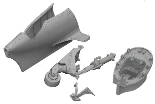 Eduard 648787 1/48 Aircraft- A6M3 Tailwheel for EDU (Resin)