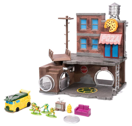 Jada Toys 34679 Scale Turtle Lair Nano Scene