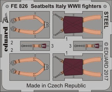 Eduard FE826 1/48 Seatbelts Italy WWII Fighters Steel