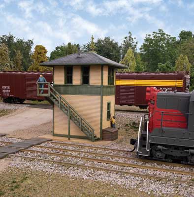 Walthers Cornerstone 3556 HO Trackside Signal Tower Kit