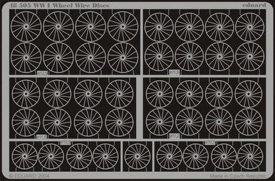 Eduard 48505 1/48 WWI Wheel Wire Discs