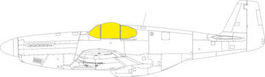 Eduard EX1052 1/48 P-51B/C Malcolm Hood Canopy Mask for EDUARD