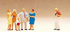 Preiser 10278 HO Scale Pedestrians Family Picture pkg(6)