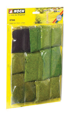 Noch 7066 All Scale Grass Fiber Assortment -- Short - 1/16 & 3/32"
