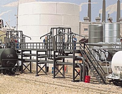 Walthers Cornerstone 933-3104 HO Scale Oil Loading Platform -- Kit