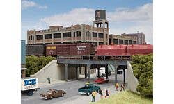 Walthers Cornerstone 933-3871 N Urban Steel Overpass Kit