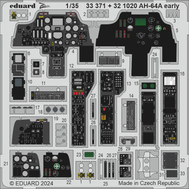 Eduard 33371 1/35 AH-64A Early Zoom Set for TRUMPETER