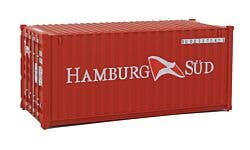 Walthers SceneMaster 949-8058 HO 20' Container - Hamburg Sud