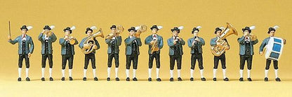 Preiser 10250 HO Scale Band Bavarian pkg(12)