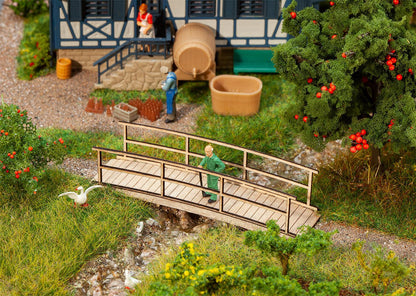 Faller 180301 HO Scale Small Wooden Bridge Laser-Cut Kit