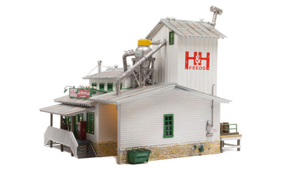 Woodland Scenics BR4949 N Scale H&H Feed Mill