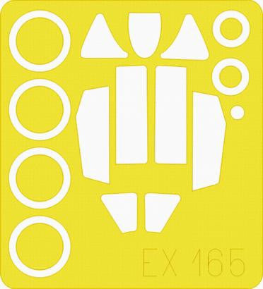 Eduard EX165 1/48 Mask MiG-15bis for Tamiya Canopy Mask Set