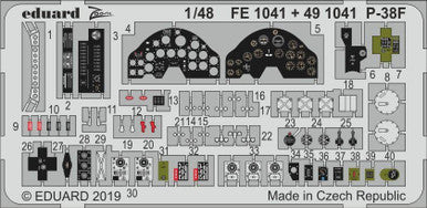 Eduard FE1041 1/48 P-38F Lightning Photo Etch for Tamiya