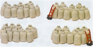 Preiser 17102 HO Scale Sacks