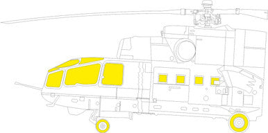 Eduard EX1114 1/48 Mi-24A MASK for TRUMPETER Kit