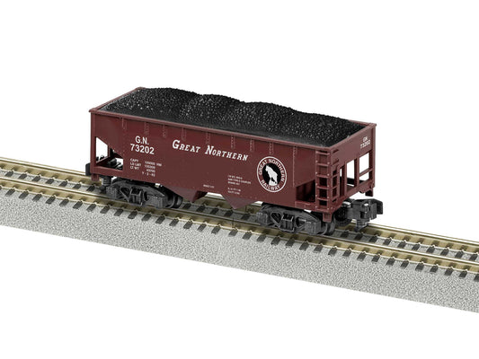 Lionel 6-44095 S Gauge Great Northern #73202 2-Bay Hopper