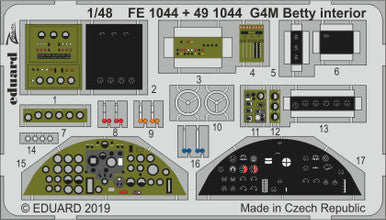 Eduard FE1044 1/48 Betty Interior for TAMIYA