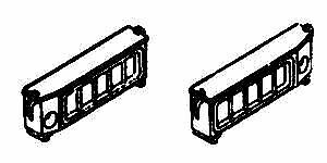 Details West NB-136 HO Scale Auxiliary Numberboards for Switchers