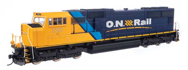 Walthers Mainline 11013 HO Scale EMD SD75I - Standard DC -- Ontario Northland #2
