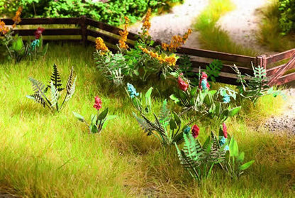 Noch 14056 HO Scale Field & Wildflowers - Laser-Cut Minis(R) -- Makes 17 Plants