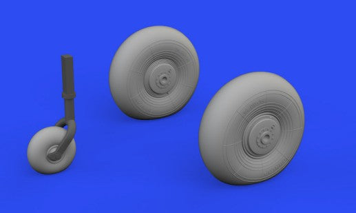 Eduard 648754 1/48 Aircraft- Beaufighter Mk VI Wheels for TAM (Mask & Resin)