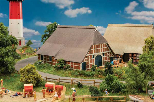 Faller 130581 HO Scale Altlander House -- Weathered Kit