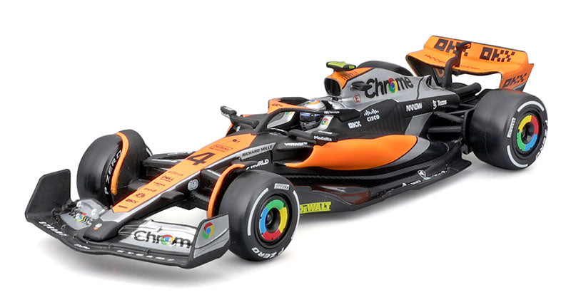 Bburago 38088-NO4 1/43 Scale 2023 Mclaren Racing #4