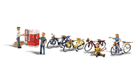 Woodland Scenics A2752 O Scale Bicycle Buddies