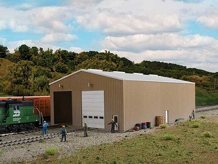 Walthers Cornerstone 933-2986 HO Scale Modern Double-Track Engine House -- Kit