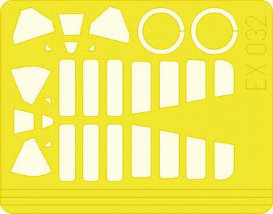 Eduard EX032 1/48 Mask F2A for Tamiya Canopy Mask Set