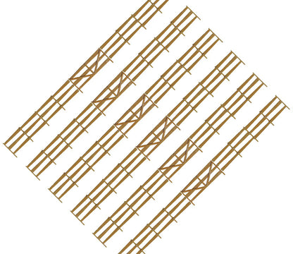 Faller 180408 HO Scale Bonanza Fence, 1341 mm Model Kit