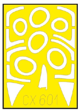 Eduard CX601 1/72 Mask Aircraft- Buccaneer S2B for ARX