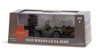 Greenlight 86592 1/43 1949 Willys Jeep CJ-2A, MASH