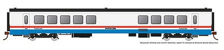 Rapido Trains 25106 HO Scale Amtrak Rtl Turbo #186