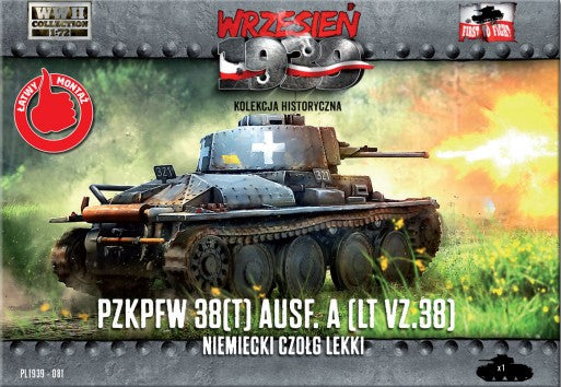 First To Fight Models 81 1/72 WWII PzKpfw 38(t) Ausf A German Light Tank