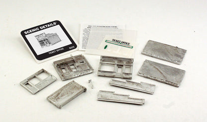 Woodland Scenics D222 All Scale Ticket Office HO Scale Kit