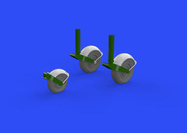 Eduard 648272 1/48 Meteor F8 Wheels for AIR (Mask & Resin)